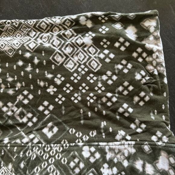 Sonoma Abstract Print Maxi Skirt Green White Small - Picture 8 of 11